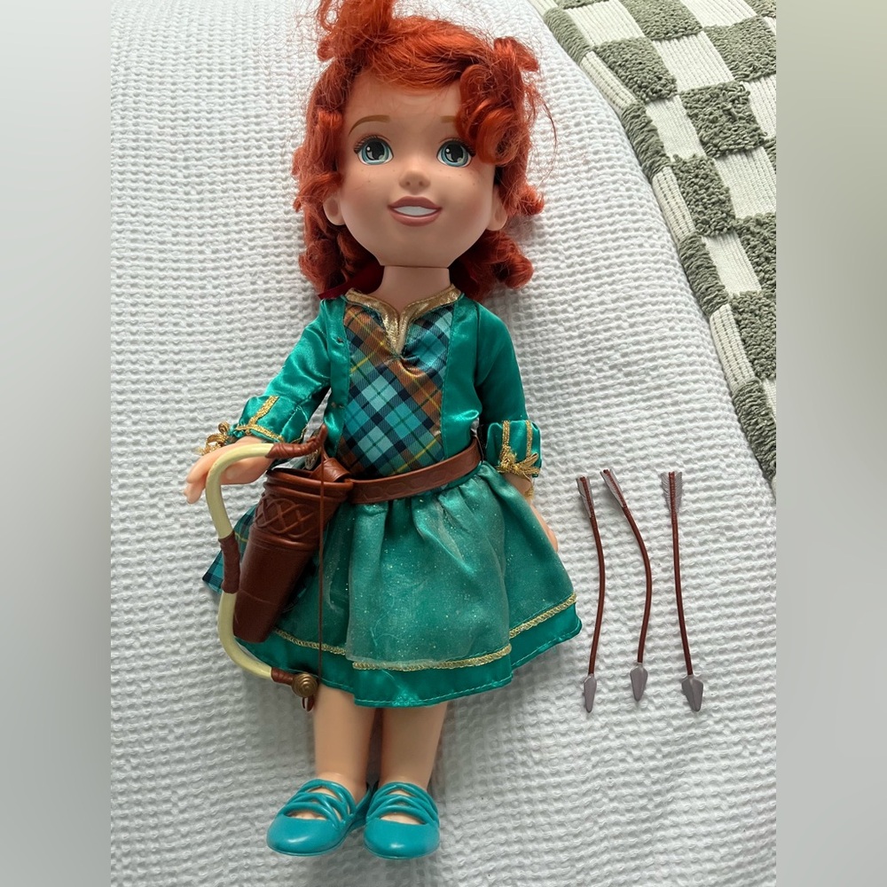 Disney Princess Merida Doll with Green Dress